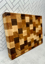Load image into Gallery viewer, &quot;Chatham&quot; Mosaic End Grain Butcher Block
