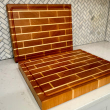 Load image into Gallery viewer, &quot;The North End&quot; Brick Pattern End Grain Butcher Block
