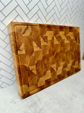 Load image into Gallery viewer, &quot;Kennebunkport&quot; Hickory End Grain Butcher Block
