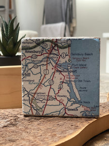 Newburyport Map Coasters